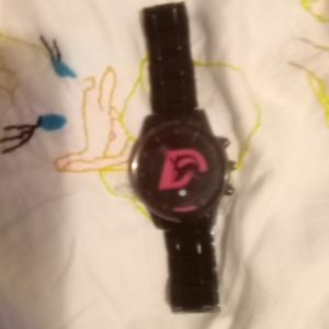 Dijaines wrist watch with stainless steel band.